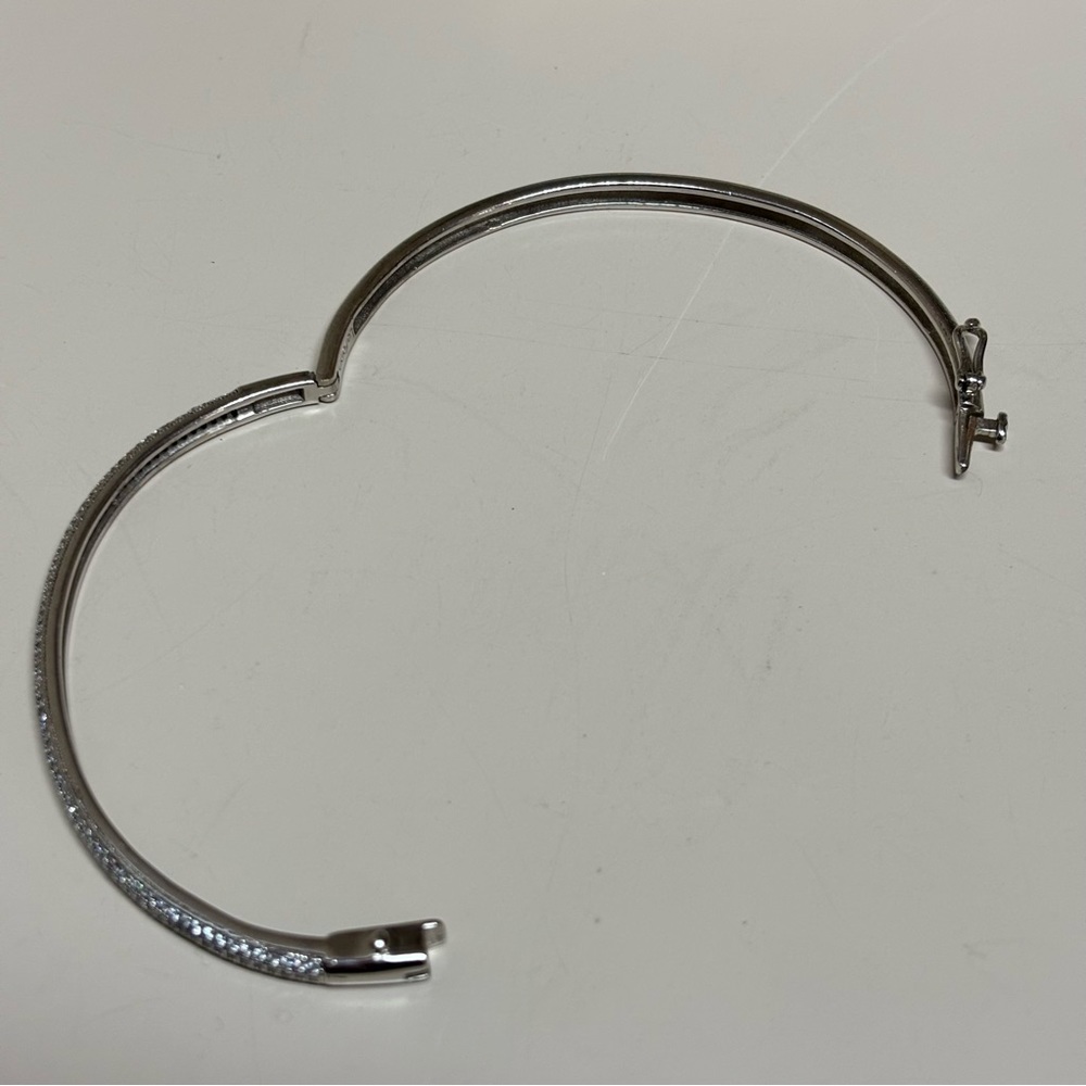Lafonn Classic Platinum-Plated Simulated Diamond Bracelet - Picture 3 of 9